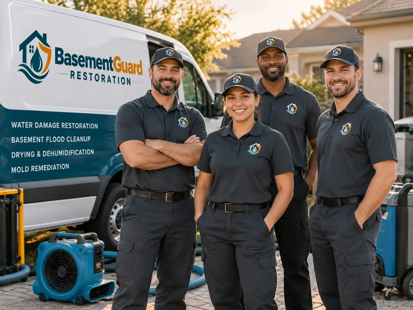 Basement Water Damage Restoration company in Lamont, MI